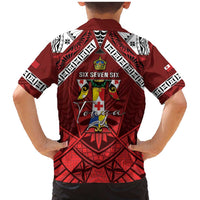 Tonga Emancipation Day Family Matching Mermaid Dress and Hawaiian Shirt Tongan Kupesi Pattern