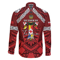 Tonga Emancipation Day Family Matching Off Shoulder Short Dress and Hawaiian Shirt Tongan Kupesi Pattern