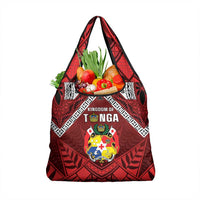Tonga Emancipation Day Grocery Bag Tongan Kupesi Pattern