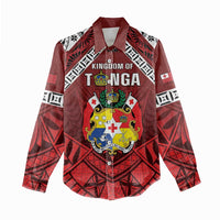 Tonga Emancipation Day Women Casual Shirt Tongan Kupesi Pattern LT05 - Polynesian Pride