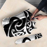 Personalised New Zealand Nurse Umbrella Maori Koru Black Version
