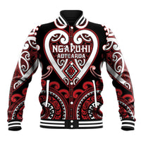 Custom Aotearoa Ngapuhi Baseball Jacket Maori Tribal Pattern