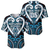 Custom Aotearoa Ngati Porou Baseball Jersey Maori Tribal Pattern