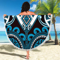 Aotearoa Ngati Porou Beach Blanket Maori Tribal Pattern