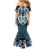 Custom Aotearoa Ngati Porou Family Matching Mermaid Dress and Hawaiian Shirt Maori Tribal Pattern