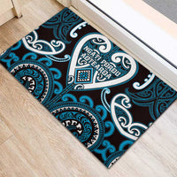 Aotearoa Ngati Porou Rubber Doormat Maori Tribal Pattern