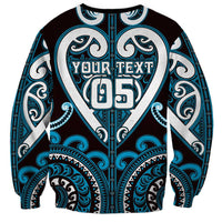 Custom Aotearoa Ngati Porou Sweatshirt Maori Tribal Pattern