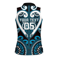 Custom Aotearoa Ngati Porou Women Sleeveless Polo Shirt Maori Tribal Pattern