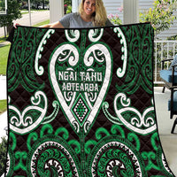 Aotearoa Ngai Tahu Quilt Maori Tribal Pattern LT05 Green - Polynesian Pride