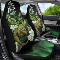 Aotearoa New Zealand Tuatara Car Seat Cover Maori Koru Art LT05 - Polynesian Pride