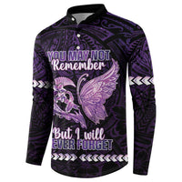 Personalised Alzheimer's Awareness Button Sweatshirt You May Not Remember But I Will Never Forget