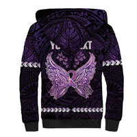 Personalised Alzheimer's Awareness Sherpa Hoodie You May Not Remember But I Will Never Forget