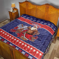Samoa Christmas Quilt Samoan Santa Claus Manuia Le Kerisimasi