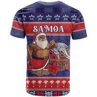 Samoa Christmas T Shirt Samoan Santa Claus Manuia Le Kerisimasi