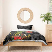 Love Vanuatu Christmas Bedding Set God Yumi Polynesian Tribal Pattern