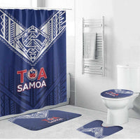 Super Toa Samoa Rugby Bathroom Set Warrior Spirit LT05