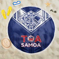 Super Toa Samoa Rugby Beach Blanket Warrior Spirit LT05