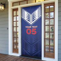 Super Toa Samoa Rugby Custom Door Cover Warrior Spirit LT05 - Polynesian Pride