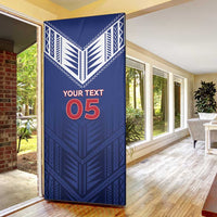 Super Toa Samoa Rugby Custom Door Cover Warrior Spirit LT05 - Polynesian Pride