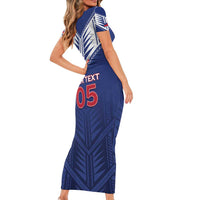 Super Toa Samoa Rugby Custom Family Matching Short Sleeve Bodycon Dress and Hawaiian Shirt Warrior Spirit LT05