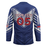Super Toa Samoa Rugby Custom Hockey Jersey Warrior Spirit LT05
