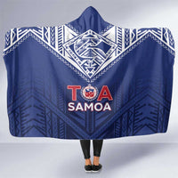 Super Toa Samoa Rugby Hooded Blanket Warrior Spirit LT05