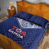 Super Toa Samoa Rugby Quilt Bed Set Warrior Spirit LT05 - Polynesian Pride