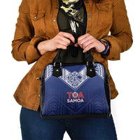 Super Toa Samoa Rugby Shoulder Handbag Warrior Spirit LT05 - Polynesian Pride