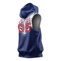 Super Toa Samoa Rugby Custom Sleeveless Hoodie Warrior Spirit LT05