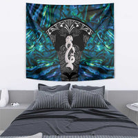 New Zealand Aotearoa Tapestry Maori Taniwha Paua Shell