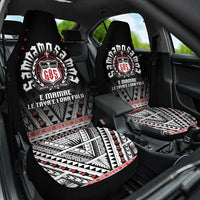 Samoa Black Saturday Car Seat Cover Samoa For Samoans LT05 One Size Black - Polynesian Pride