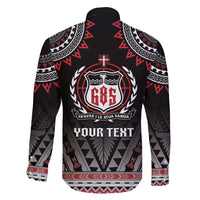 Personalised Samoa Black Saturday Family Matching Mermaid Dress and Hawaiian Shirt Samoa For Samoans