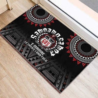 Samoa Black Saturday Rubber Doormat Samoa For Samoans LT05 - Polynesian Pride