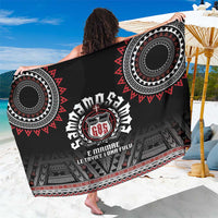 Samoa Black Saturday Sarong Samoa For Samoans LT05 One Size 44 x 66 inches Black - Polynesian Pride
