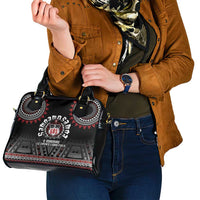Samoa Black Saturday Shoulder Handbag Samoa For Samoans LT05 - Polynesian Pride