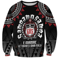 Personalised Samoa Black Saturday Sweatshirt Samoa For Samoans