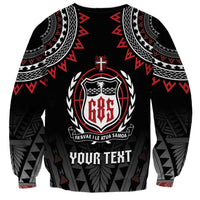 Personalised Samoa Black Saturday Sweatshirt Samoa For Samoans