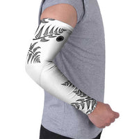 Custom New Zealand Football Arm Sleeves Aotearoa Pride - Polynesian Pride