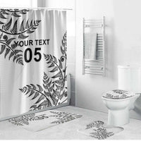 Custom New Zealand Football Bathroom Set Aotearoa Pride - Polynesian Pride