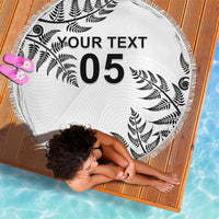 Custom New Zealand Football Beach Blanket Aotearoa Pride - Polynesian Pride