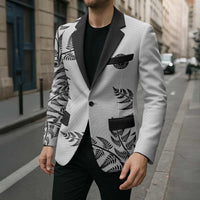 Custom New Zealand Football Blazer Aotearoa Pride - Polynesian Pride