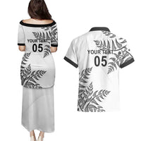 Custom New Zealand Football Couples Matching Puletasi and Hawaiian Shirt Aotearoa Pride LT05 - Polynesian Pride