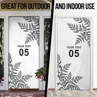 Custom New Zealand Football Door Cover Aotearoa Pride - Polynesian Pride