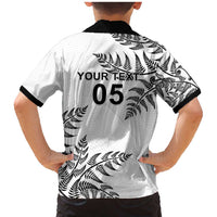 Custom New Zealand Football Family Matching Mermaid Dress and Hawaiian Shirt Aotearoa Pride LT05 - Polynesian Pride