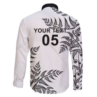 Custom New Zealand Football Family Matching Off The Shoulder Long Sleeve Dress and Hawaiian Shirt Aotearoa Pride LT05 - Polynesian Pride