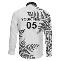 Custom New Zealand Football Family Matching Off Shoulder Short Dress and Hawaiian Shirt Aotearoa Pride LT05 - Polynesian Pride