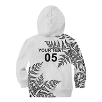 Custom New Zealand Football Kid Hoodie Aotearoa Pride - Polynesian Pride