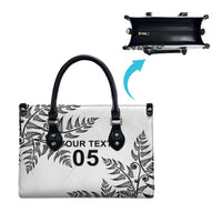 Custom New Zealand Football Leather Bag Aotearoa Pride - Polynesian Pride