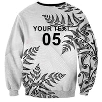 Custom New Zealand Football Sweatshirt Aotearoa Pride - Polynesian Pride
