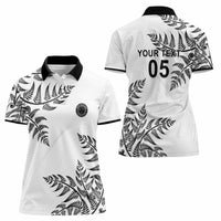 Custom New Zealand Football Women Polo Shirt Aotearoa Pride LT05 - Polynesian Pride